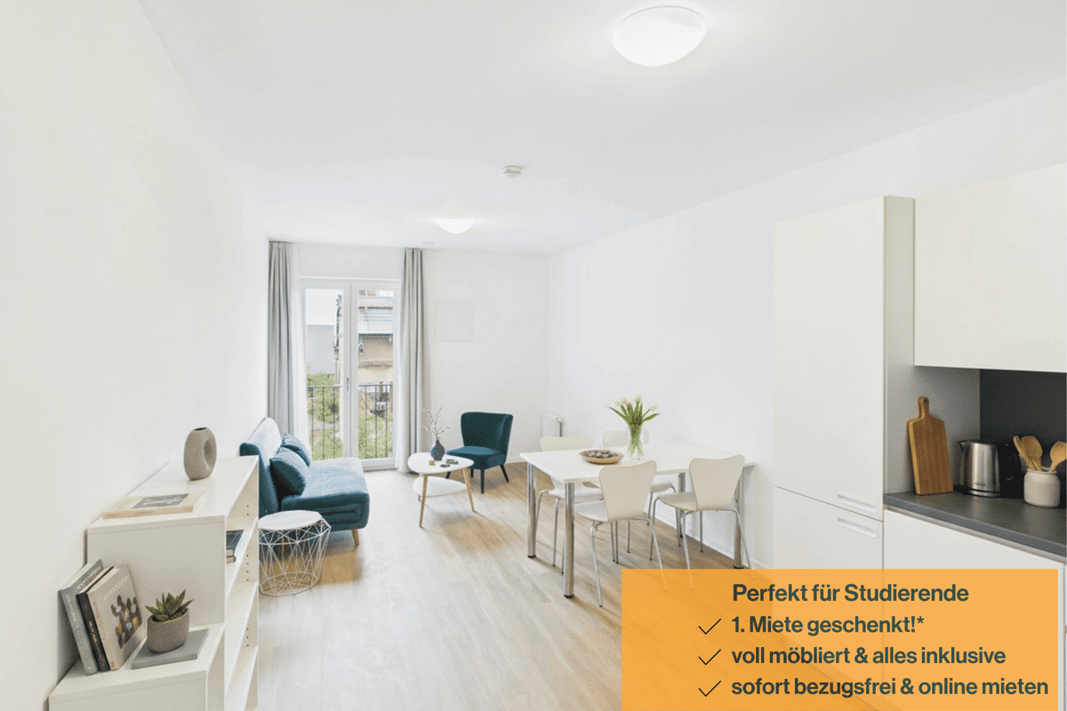 Möbliertes all-in WG-Zimmer mit Komfort - Ideal für Studenten | Shared Flat – 51379 Leverkusen – Bild 1 von 9