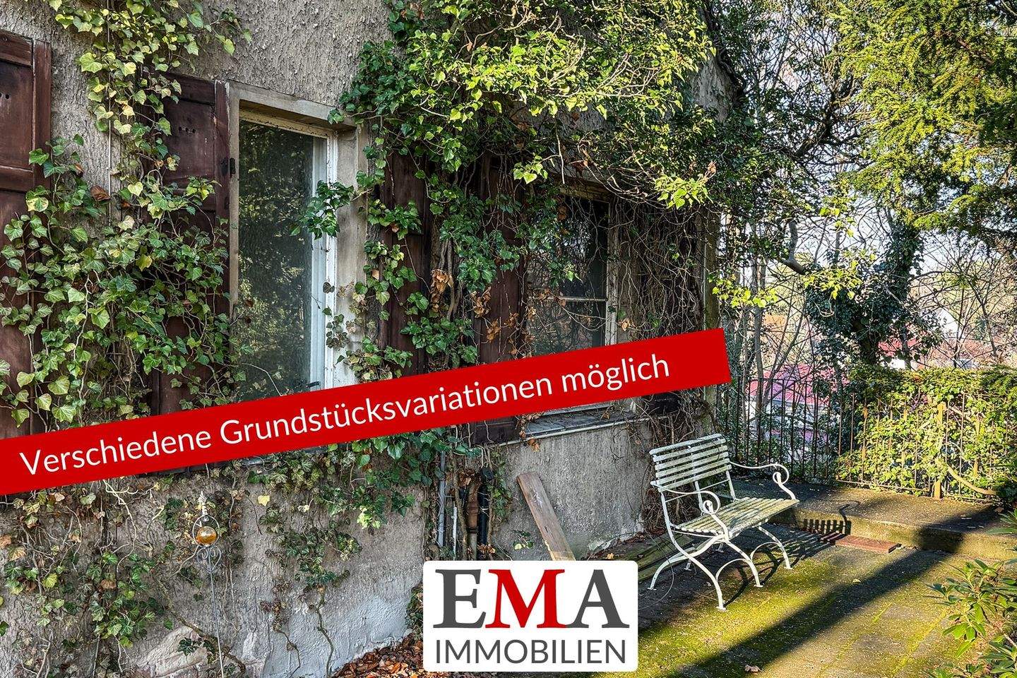 Zwei Bauplätze und eine charmante Altbauvilla auf traumhaftem Waldgrundstück – Falkensee – Bild 1 von 9