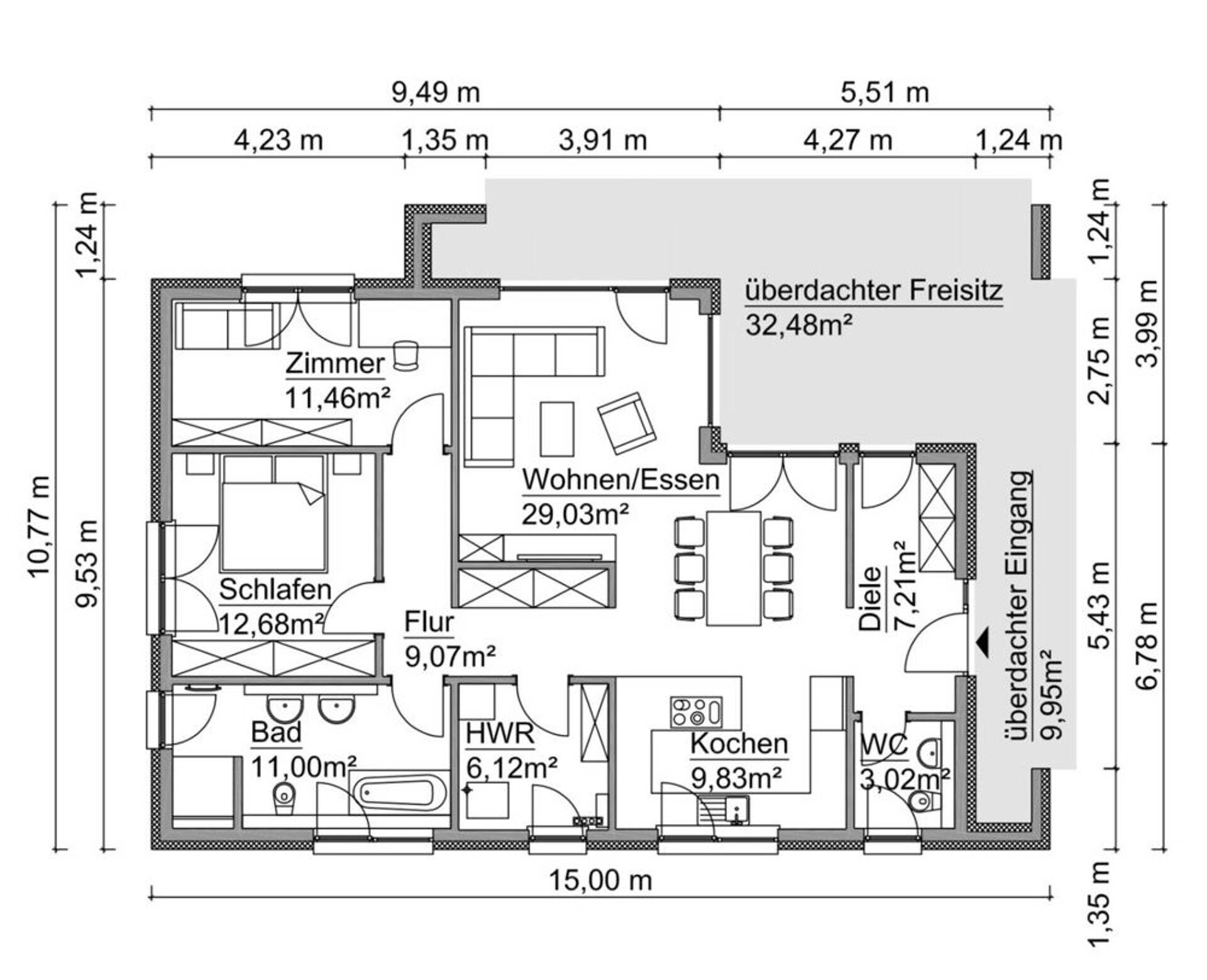 Bungalow in 06449 Aschersleben mit 141,8 m² kaufen