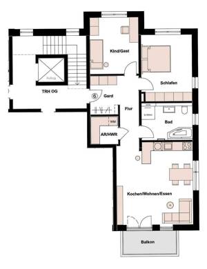 Attraktive 3-Zimmer-Whg., Neubau mit Südwest-Balkon, Markise, hell und freundlich, Bad mit Fenster, Abstellraum, u.v.m., Effizienz A+ – 90765 Fürth – Vorschaubild 3