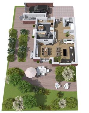 Behagliches Wohnhaus - Haushälfte - mit 121 m² Wohnfläche und einem Carport mit gemauertem Abstellschuppen in Oldenburg / Eversten – 26131 Oldenburg – Vorschaubild 9