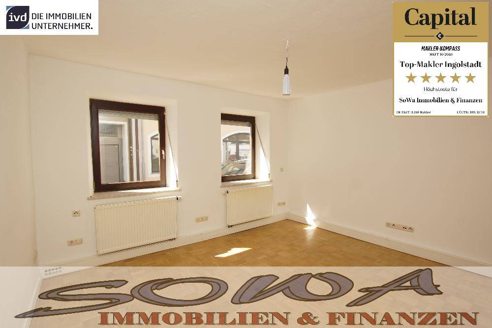 Wohnen in der Stadt! Schöne 2 Zimmer Wohnung in der Innenstadt in Neuburg zu vermieten - Ein neues