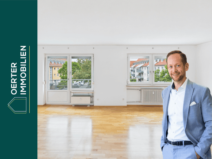 RESERVIERT - Großzügige 3-Zimmer-Wohnung mit Balkon, Stellplatz in ruhiger Lage von Fürth