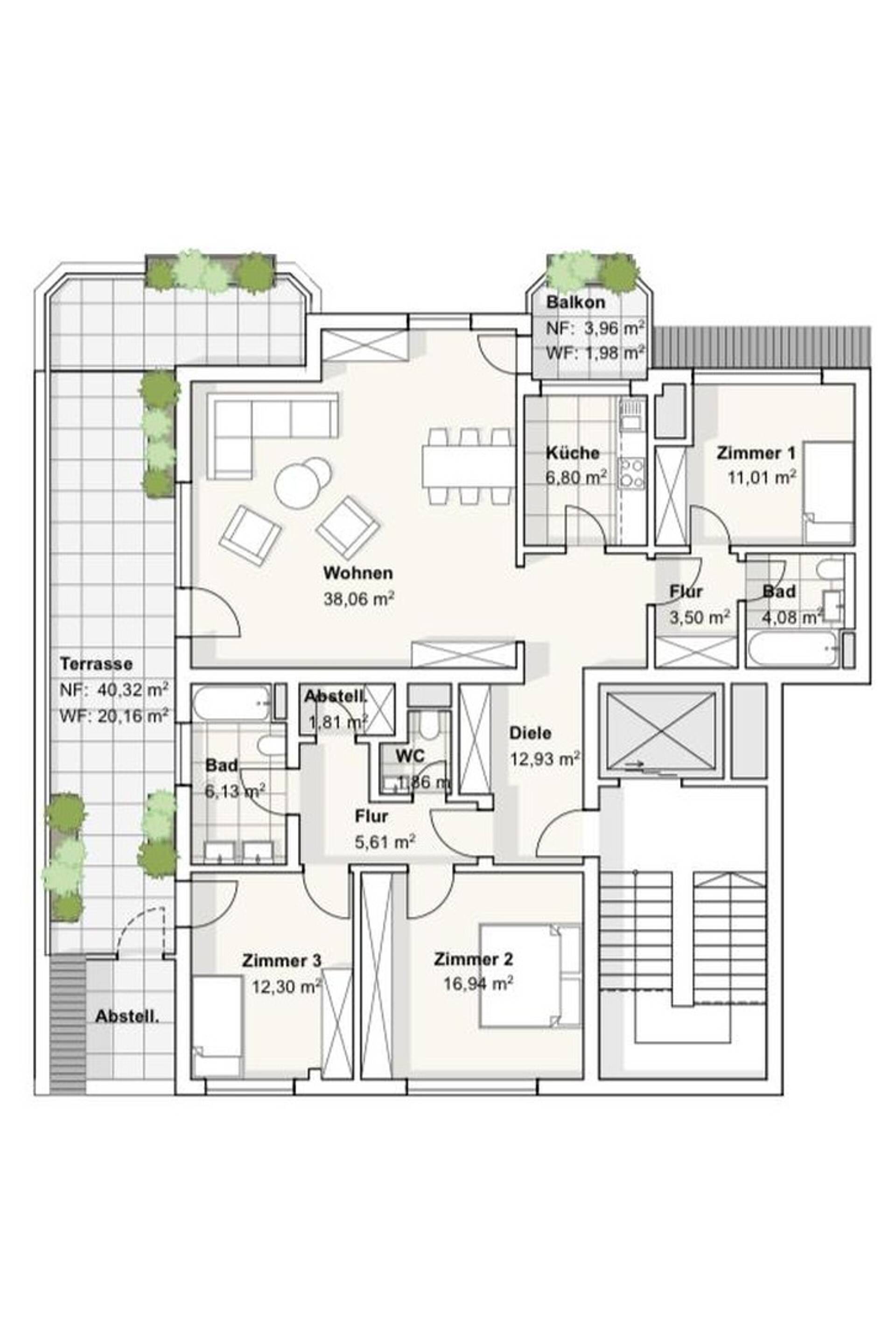 Terrassenwohnung in 46535 Dinslaken mit 147,5 m² kaufen