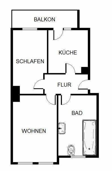 Renovierte 2-Zimmer Wohnung – Leipzig – Vorschaubild 5