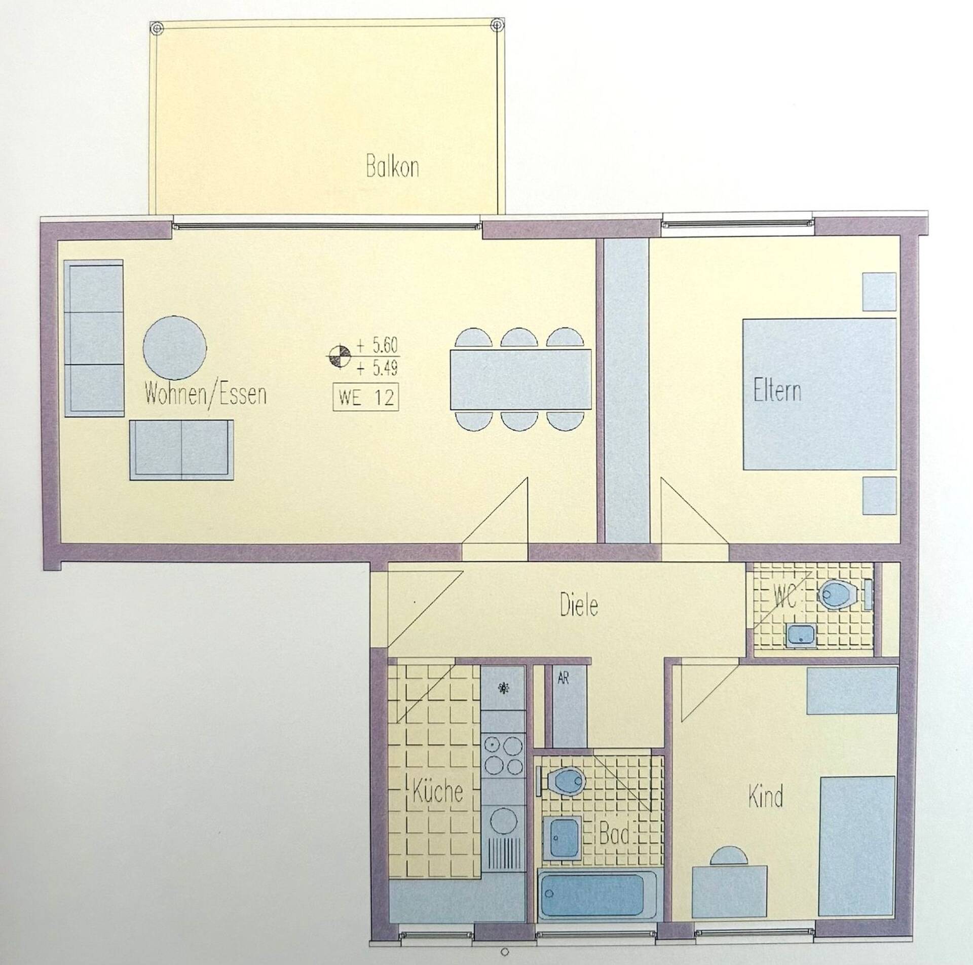 Etagenwohnung in 50935 Köln mit 79 m² kaufen