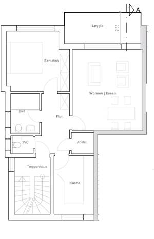 Nordenstadt: Moderne Neubauwohnung in Feldrandlage – 2 Zimmer