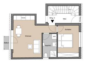exclusive möbl. 2 Zi. Wohnung mit kl. Balkon TOP Ausstattung – 70567 Stuttgart – Vorschaubild 5