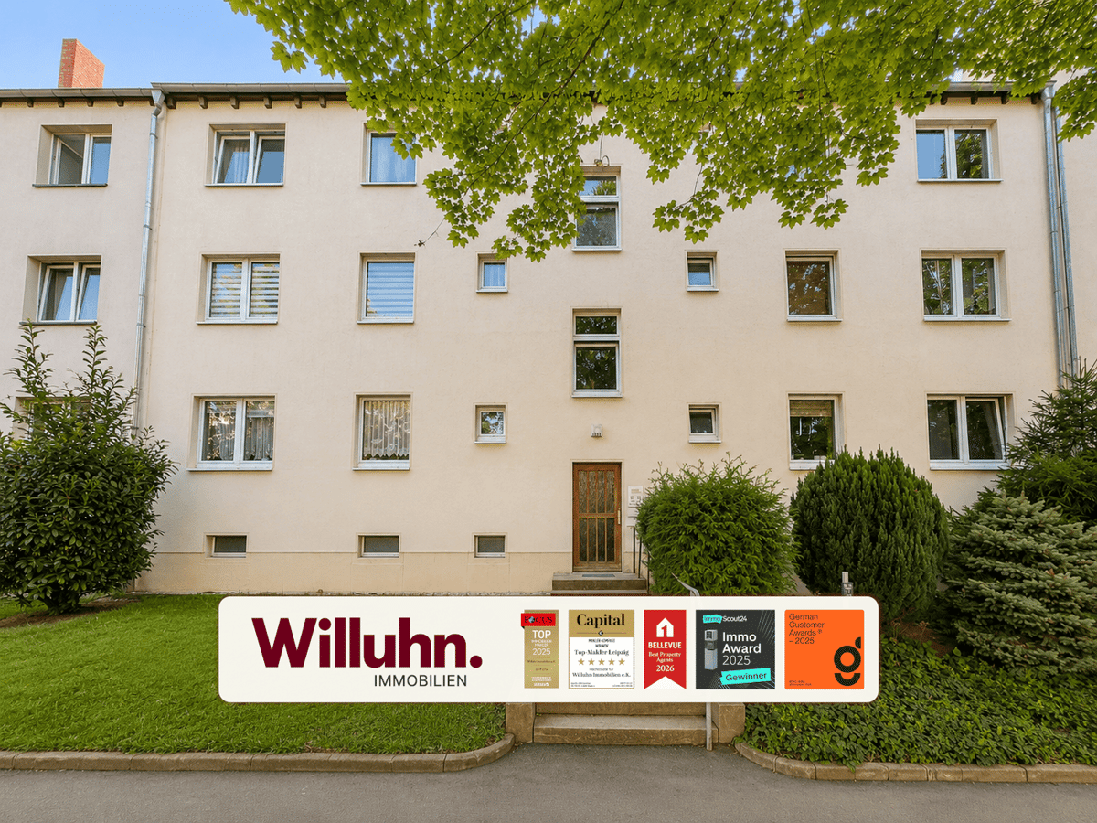 Wohlfühlen inklusive - Tageslichtbad, Eckbadewanne & Einbauküche – 4159 Leipzig – Bild 1 von 9