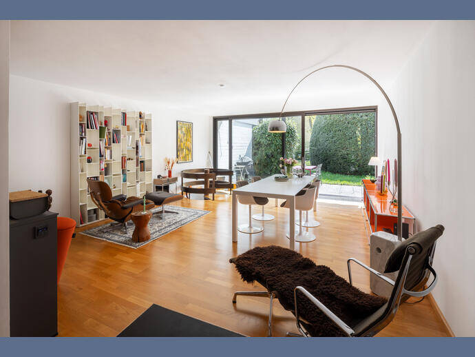 Möbliert: Maisonettewohnung mit Designer-Ambiente