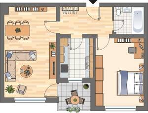 Demnächst frei! 2-Zimmer-Wohnung in Essen Margarethenhöhe – 45149 Essen – Vorschaubild 8