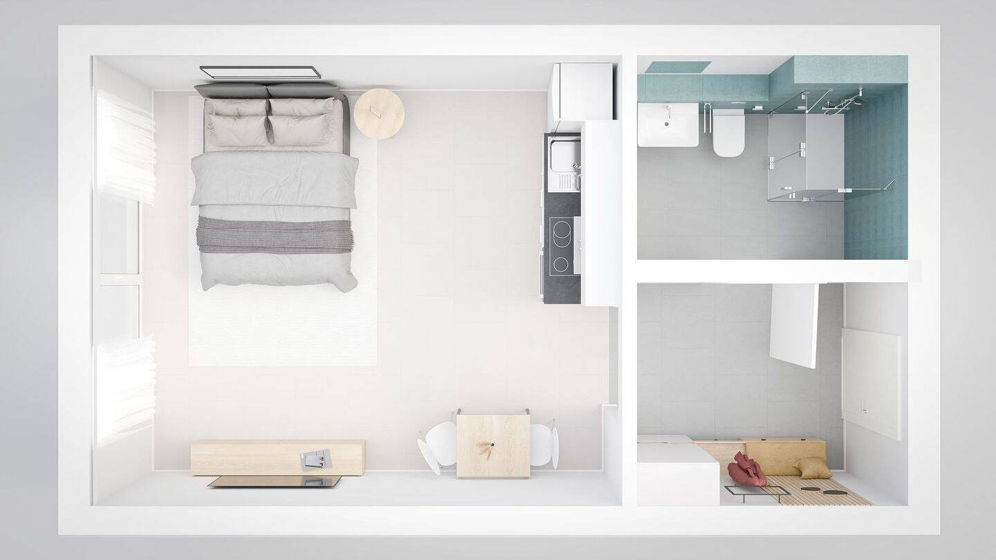 1-Zimmer-Appartement in Augsburg / Dieselstraße – Augsburg – Vorschaubild 5