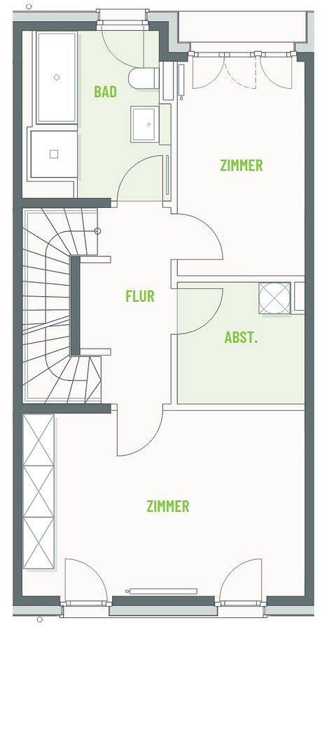 Neuwertiges Reihenhaus mit 5 Zimmern im Landwehrviertel - mit Garten und Dachterrasse – Osnabrück – Vorschaubild 9