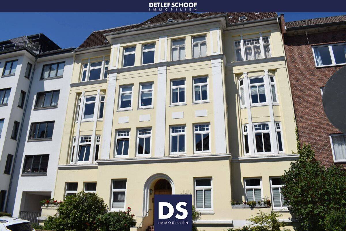 Vermietete charmante 3,5 Zimmer-Altbauwohnung in Kiel-Blücherplatz