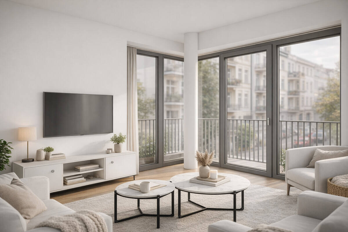 SCHÖNEBERG / KREUZBERG: BESTE LAGE: ERSTBEZUG im LUXUS Neubau: 3-4-Zimmer-Whg + 3 Bäder und Balkon – Berlin – Bild 1 von 9