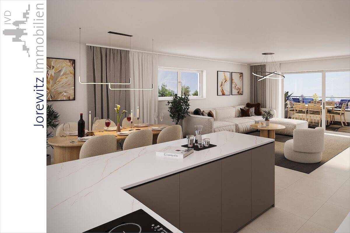 Senner Hellweg: Stilvolles Penthouse mit Dachterrasse und energieeffizienter Bauweise (KfW40-QNG) – Bielefeld – Vorschaubild 5