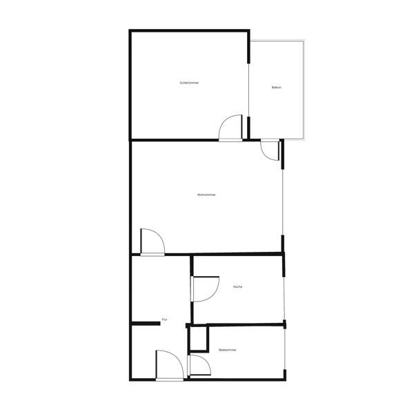 schöne 2-Zimmer-Wohnung - zeitnah bezugsfertig – Bochum – Vorschaubild 6