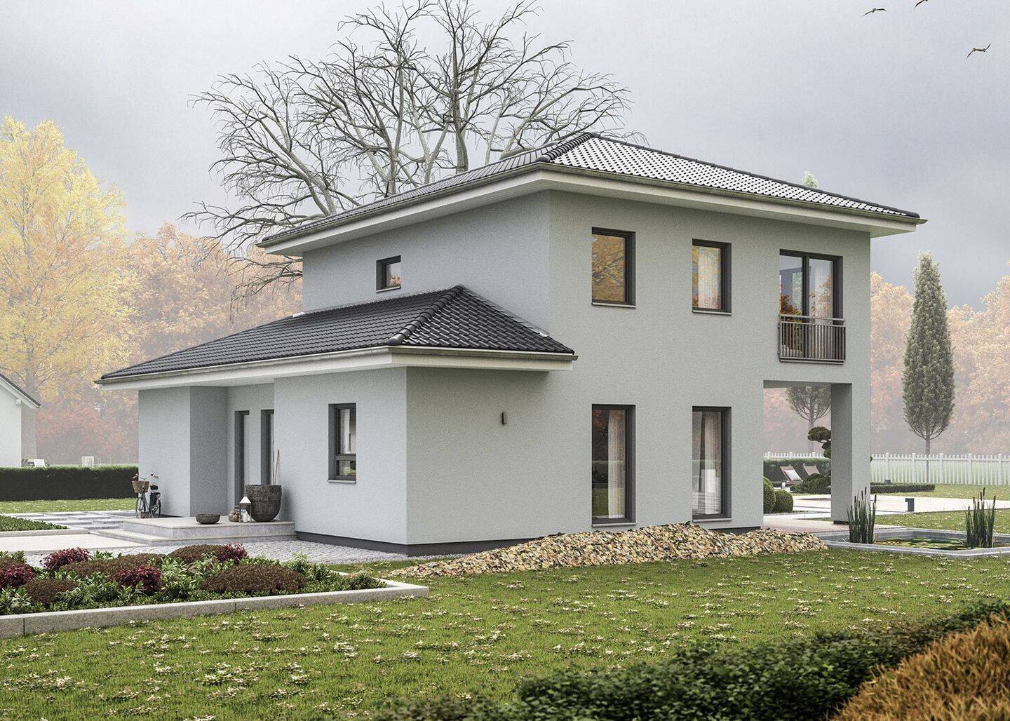 Das LifeStyle 19.03 W: 49 Quadratmeter Wohnraum - die repräsentativste Stadtvilla im Programm – Freigericht – Vorschaubild 5