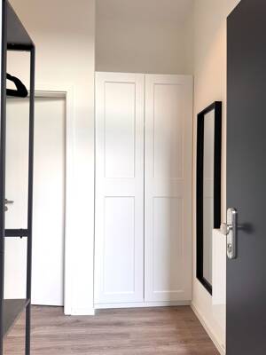 ERSTBEZUG - TOP-LAGE F'Hain | AUFDACHTERRASSE + LOGGIA | EBK | OFFENES STUDIO-APT. | MÖBLIERT | LIFT – 10245 Berlin – Vorschaubild 5