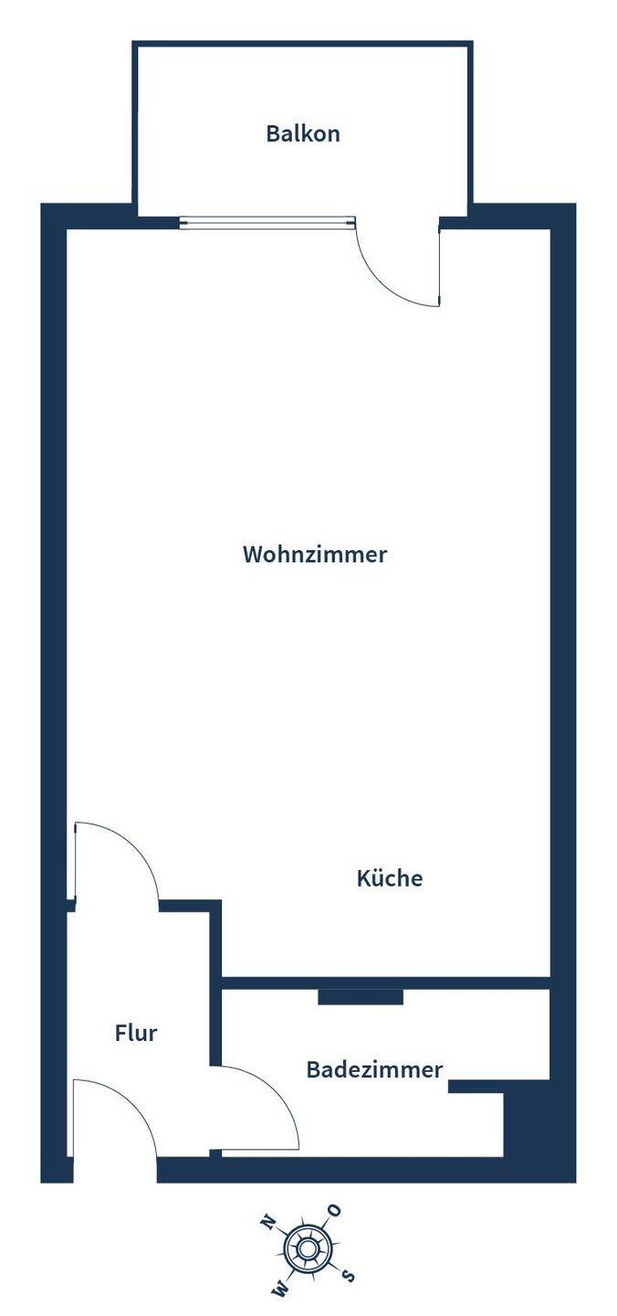 Attraktive Kapitalanlage nahe Daimler: 1-Zimmer-Wohnung mit Balkon und Stellplatz – Stuttgart – Vorschaubild 9
