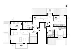 *** NEU - FERTIGGESTELLTE 3-Zi.-WOHNUNG MIT 2 BALKONEN, FAHRSTUHL + TG - Kopperboog.de *** – 22399 Hamburg – Vorschaubild 4