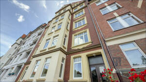 Hohe Decken, Weitblick, Innenstadt: Altbauwohnung in Bremerhaven