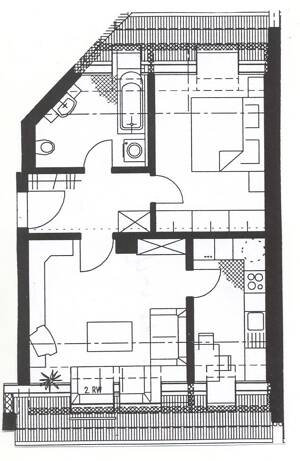 schöne 2-Zimmer Dachgeschosswohnung – 8058 Zwickau – Vorschaubild 3