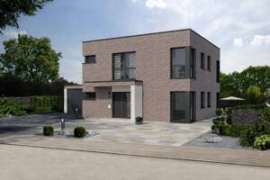 Stadtvilla mit Garage - Moderne Architektur und effizientes Design