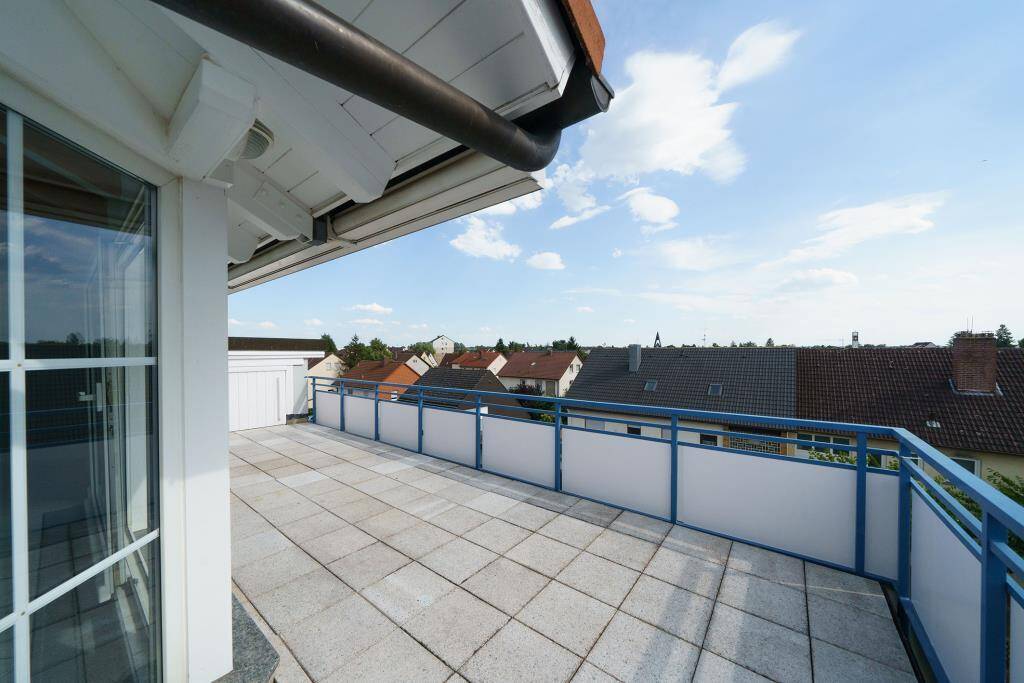 Penthouse mit Dachterrasse und beeindruckendem Panoramablick über Fürth.