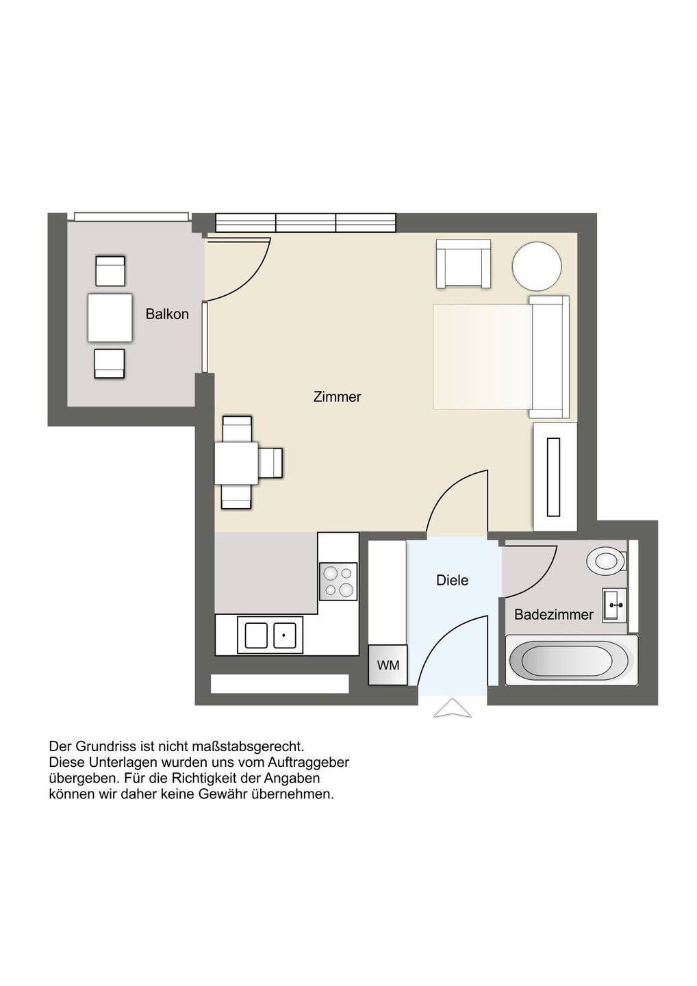 Charmante 1-Zimmer-Wohnung mit Loggia in begehrter Leipziger Wohnlage – Leipzig – Vorschaubild 7