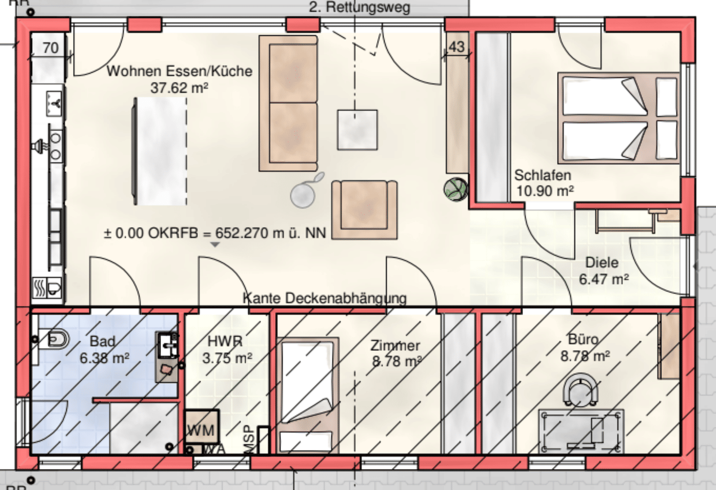 Modernes KfW-55-Einfamilienhaus mit großem Garten – Fluorn-Winzeln – Bild 1 von 9