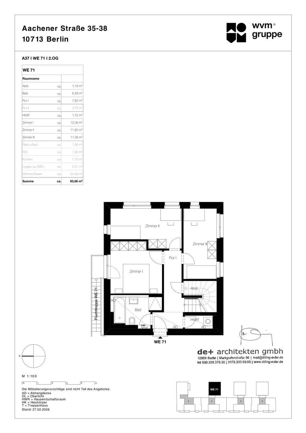 4-Zimmer-Maisonettewohnung mit Loggia in Berlin-Wilmersdorf – Berlin – Vorschaubild 9