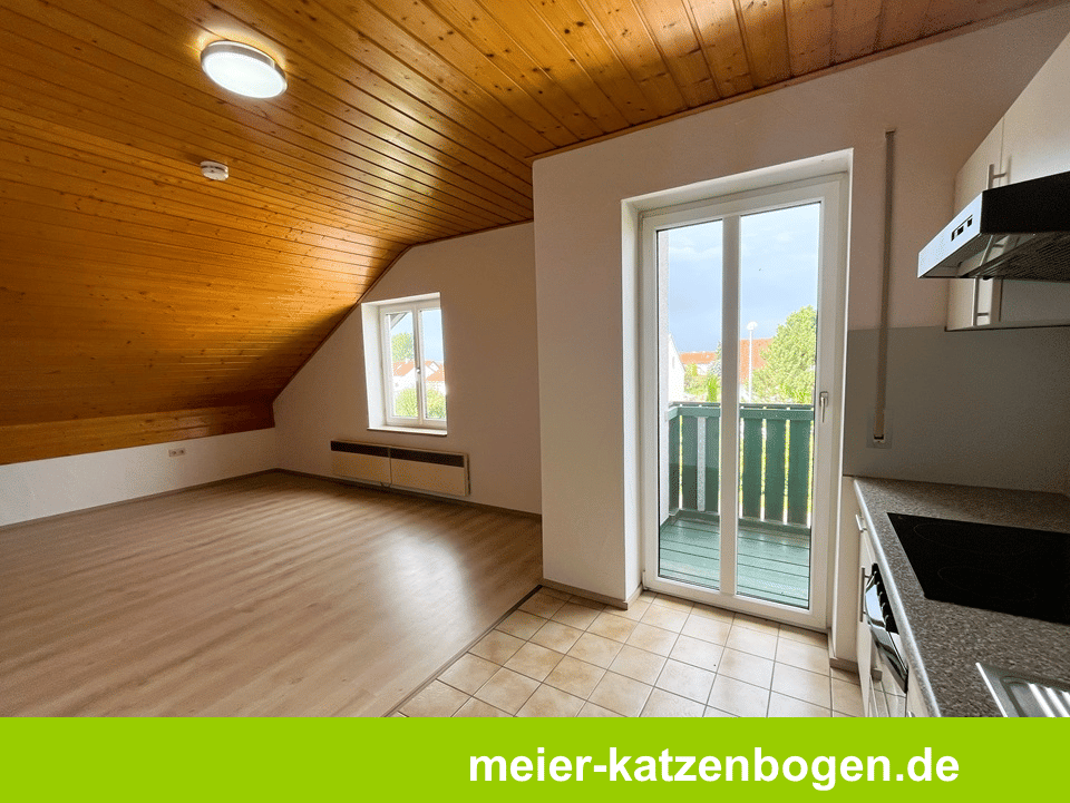 1-Zimmerwohnung mit Küche und Balkon in Gerolfing