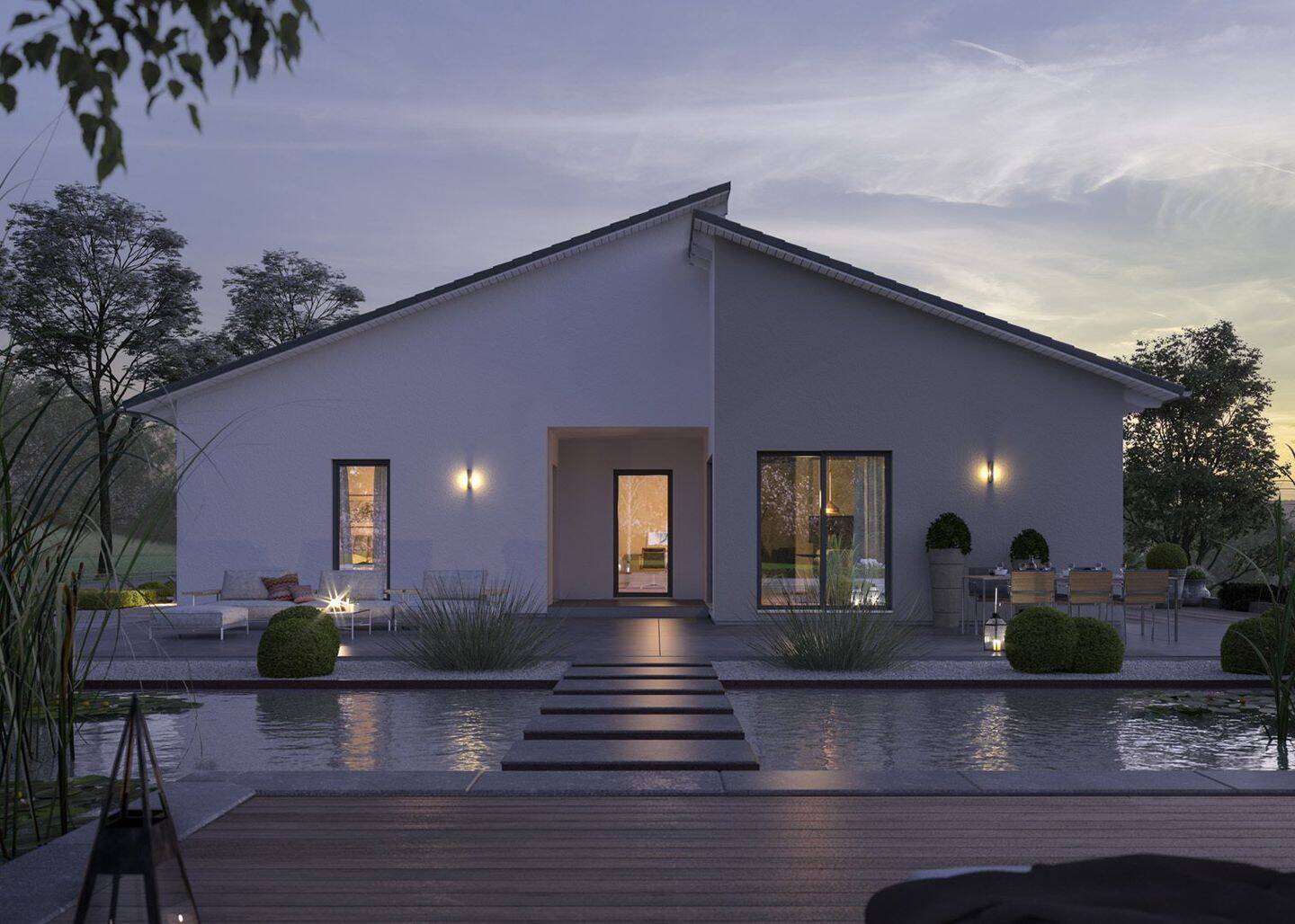 Energieeffizienter Bungalow - Neubau auf einer Etage – Bausendorf – Vorschaubild 3