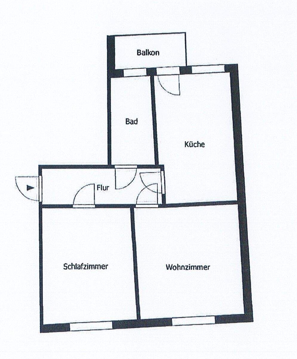 2 Zimmer Wohnung mit Balkon in Uni Nähe – Chemnitz – Vorschaubild 8
