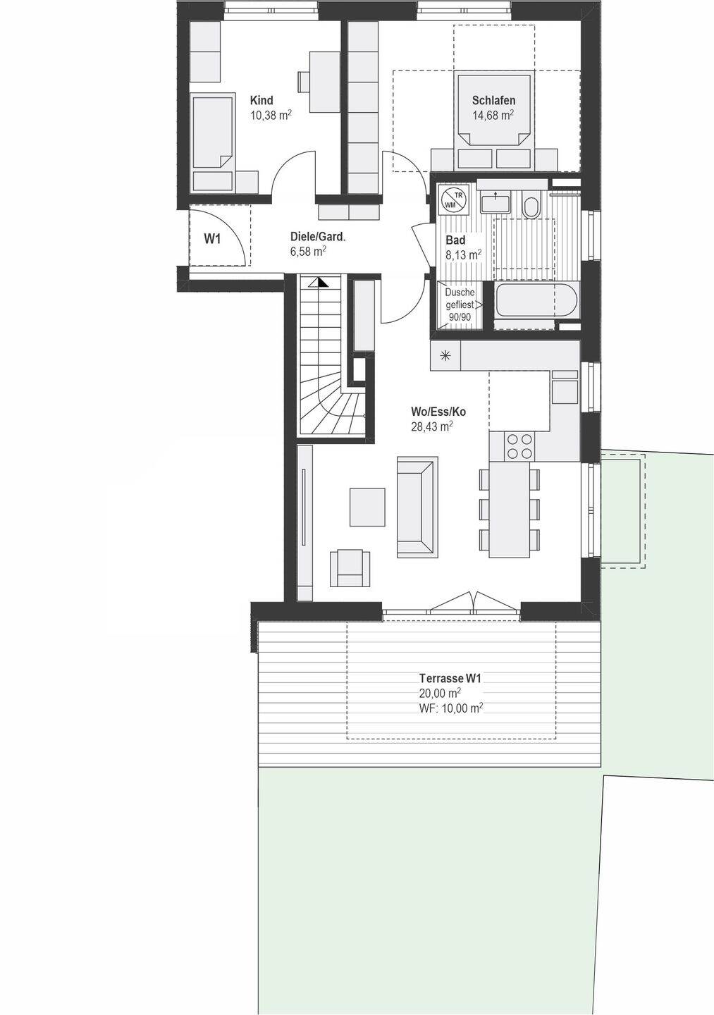 Neu, modern und großzügig - Gartenwohnung in Toplage von Untermenzing – München – Vorschaubild 2
