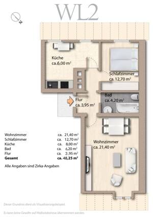 Kapitalanlage in Schwabing-West – Vermietete 2-ZKB mit Eigenbedarfsperspektive | Provisionsfrei – 80809 München – Vorschaubild 2