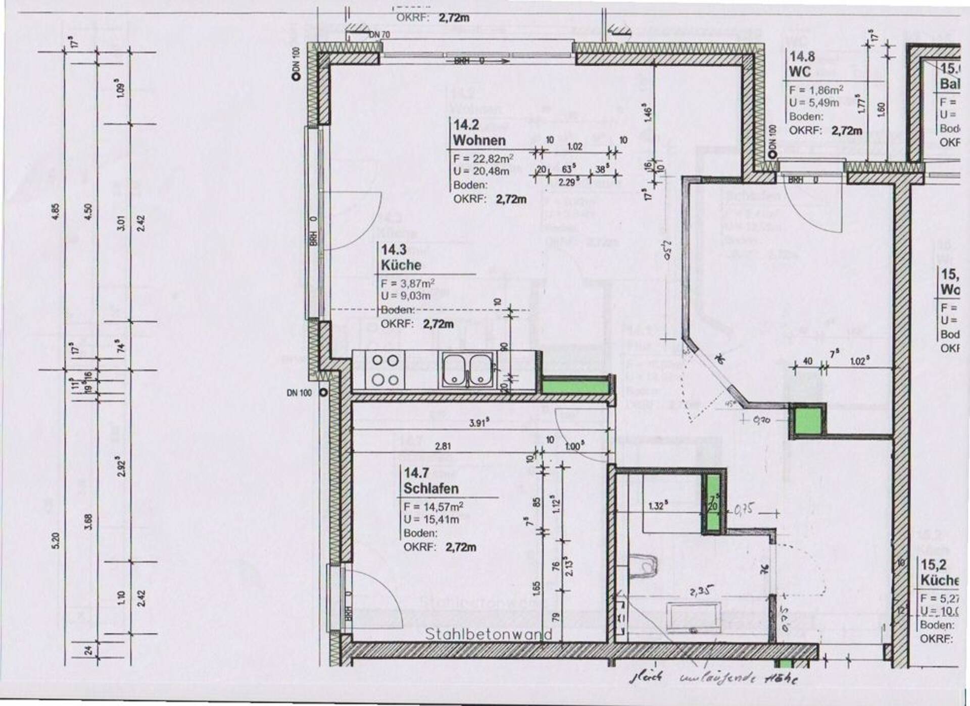 Etagenwohnung in 18209 Bad Doberan mit 71,25 m² kaufen