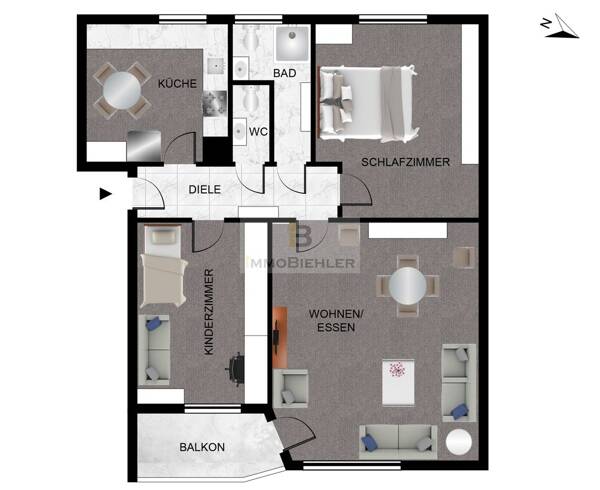 Etagenwohnung in 50935 Köln mit 81 m² kaufen