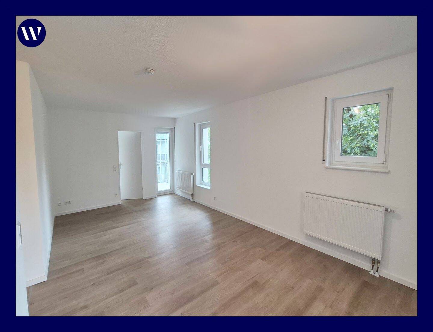Helle modernisierte 2-Zimmer-Wohnung mit Balkon, Tageslichtbad mit Dusche, guter Schnitt