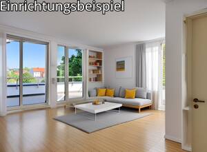 Exklusiver Erstbezug: Hochwertiges 2-Zimmer-Penthouse mit großer Terrasse in Kassel-Kirchditmold – 34130 Kassel – Vorschaubild 2