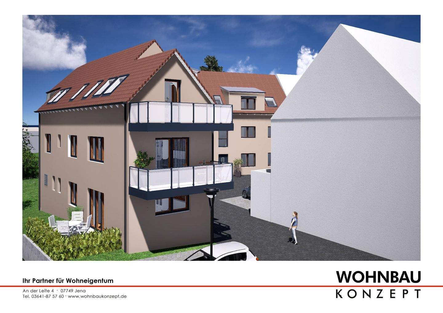 2- bis 3-Raum-Wohnungen im Wohnhof Lobeda-Altstadt – Jena – Bild 1 von 9
