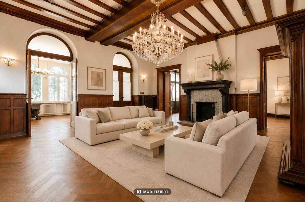 Großzügige historische Etagenwohnung in herrschaftlicher sanierter Westend Villa – 60325 Frankfurt am Main – Bild 1 von 9