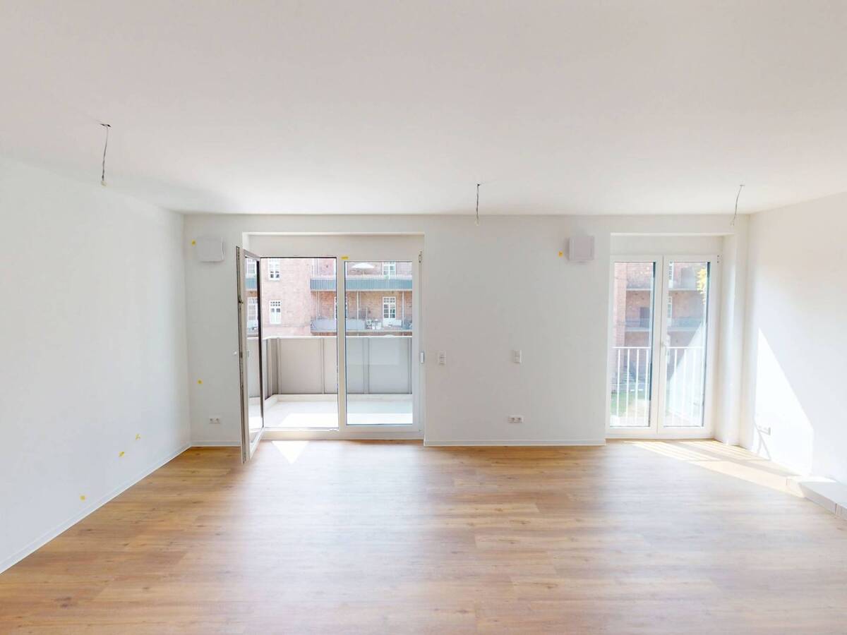 Moderne 2-Zimmer-Wohnung mit EBK und BALKON im Neubauquartier FIELD 4 – 68167 Mannheim – Bild 1 von 9