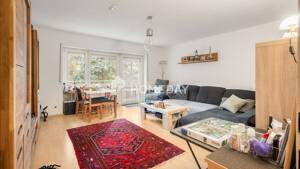 Lichtdurchflutete, ruhige 2-Zimmer-Wohnung mit Balkon & spektakulärem Blick in den Park & Ferne