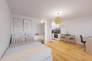 Frei ab 01.10.26 - Ein-Zimmer-Apartment in Schwabing - Top für Studenten oder Berufseinsteiger! – 80805 München – Vorschaubild 2