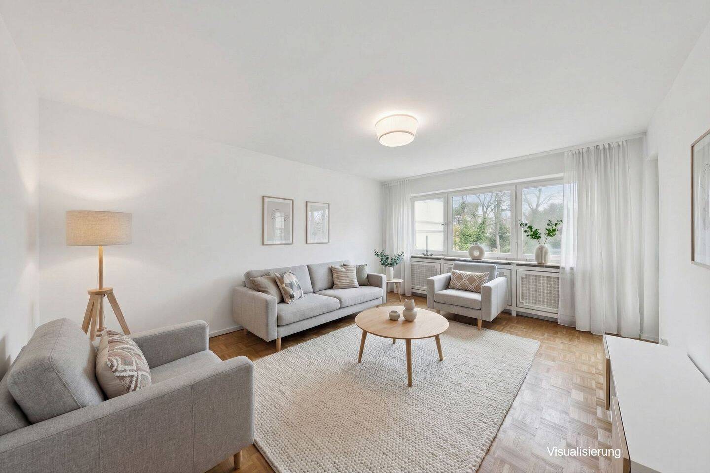 Sonnige Dreizimmerwohnung mit Balkon in ruhiger Zehlendorf Lage
