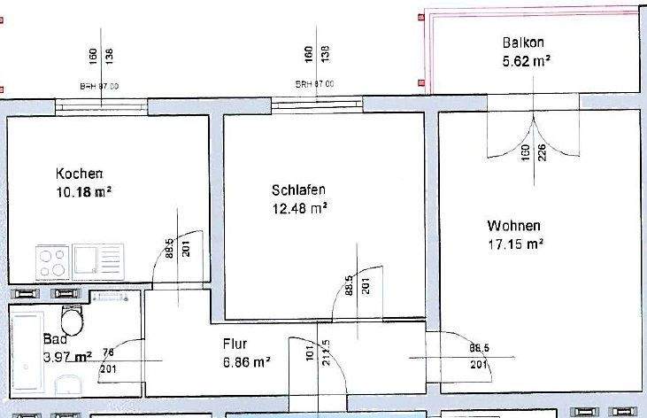 2-Raumwohnung in unmittelbarer Zentrums-/Universitätsnähe in Magdeburg zu vermieten – Magdeburg – Vorschaubild 2