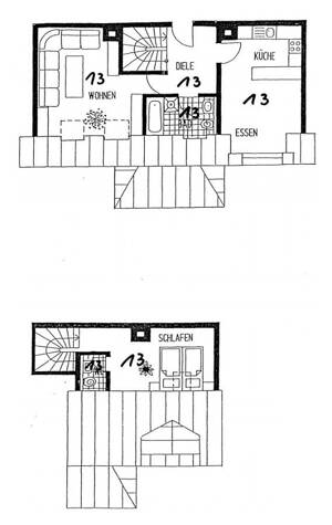 // 2- Raum Dachgeschoss Wohnung auf zwei Ebenen // ab 01.10.26 – 4275 Leipzig – Vorschaubild 4
