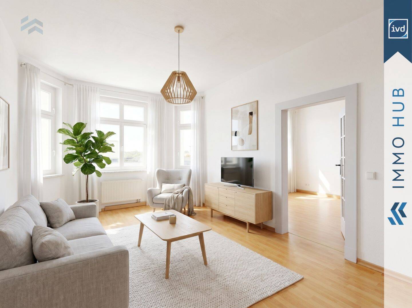 ++ Bezugsfrei, Balkon, Badewanne & Fenster! Charmanter Altbau in Gohlis Süd ++